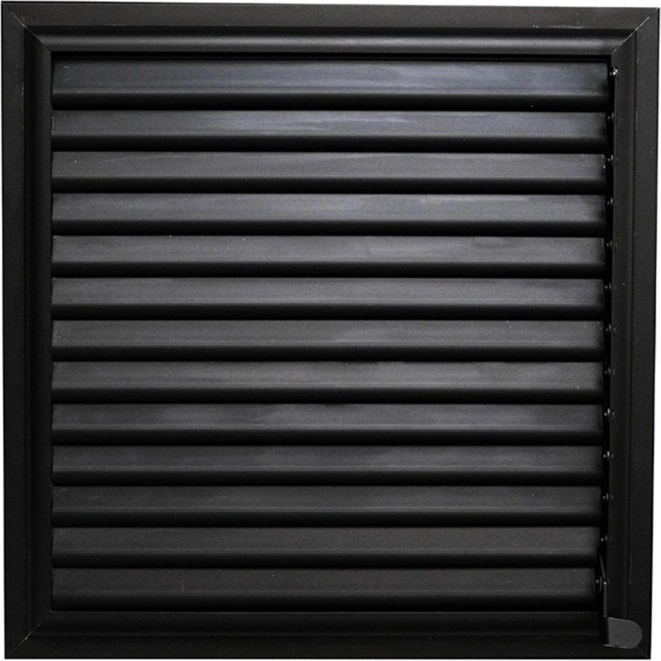 Siyah Alüminyum 50X50 cm Menfez