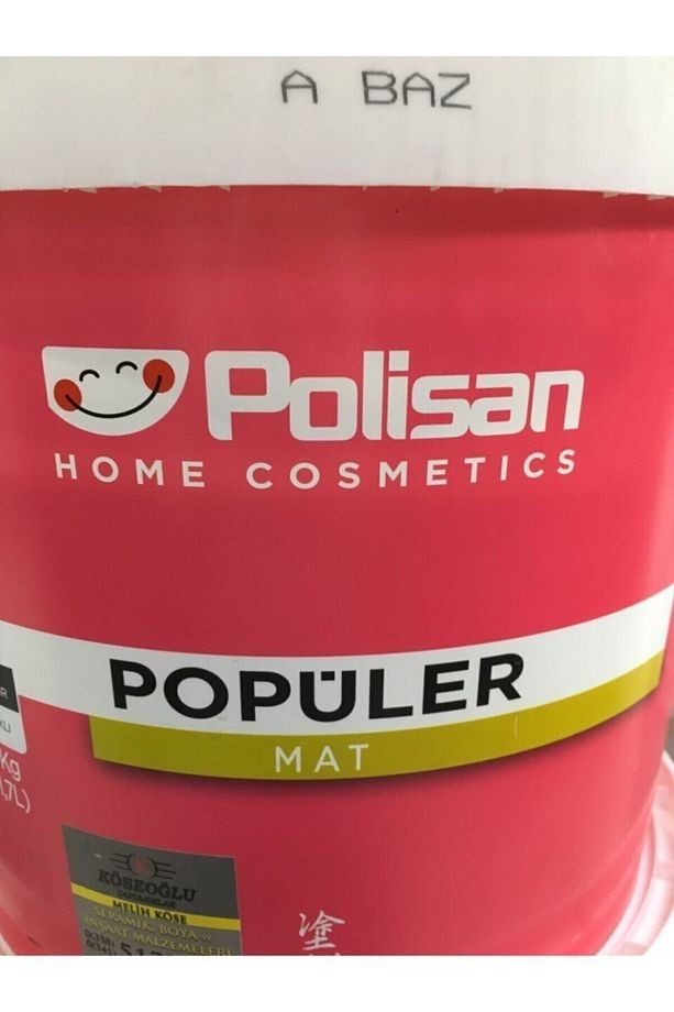 Beyaz Popüler Plastik Iç Cephe Boyası 20 kg
