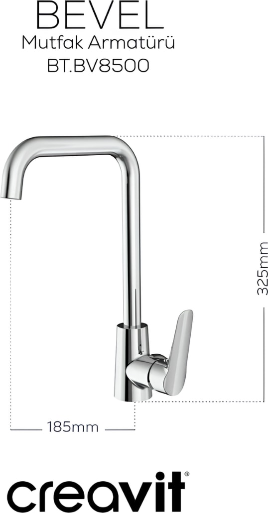BV8500 Bevel Mutfak Bataryası