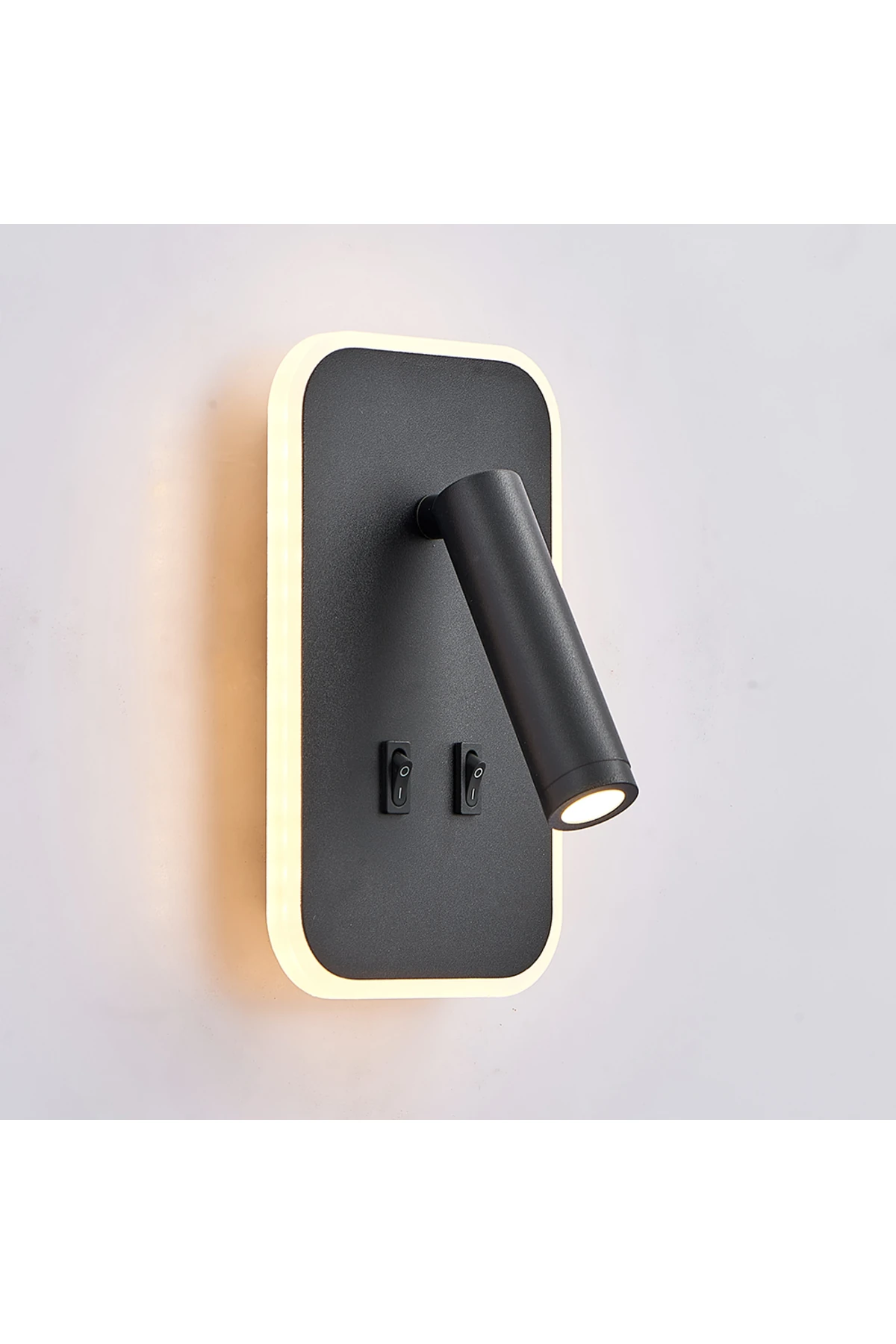 Cata Tuvalu Ev-yatak-oturma-çalışma-okuma Odası Aydınlatma Iki Anahtarı Ile Led Duvar Lamba Aplik