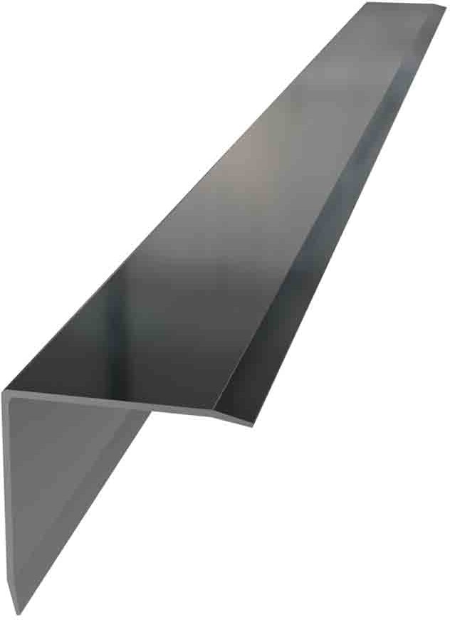 Siyah Metal Merdiven Basamak Profili Çıtası Köşebenti Pahlı Bitim Profili 3cm*3cm*2,7m