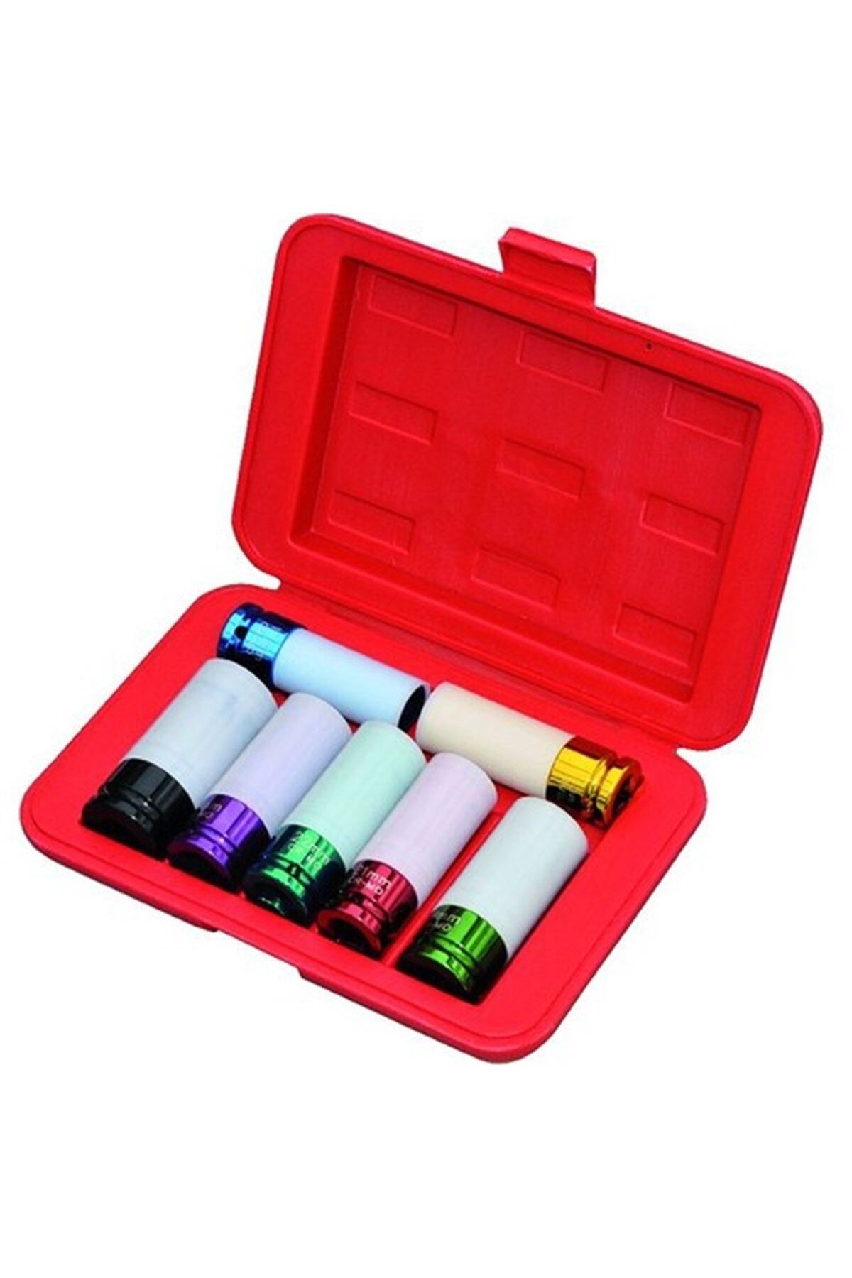 1/2" Alaşımlı Jant Lokma Takımı 7 Parça