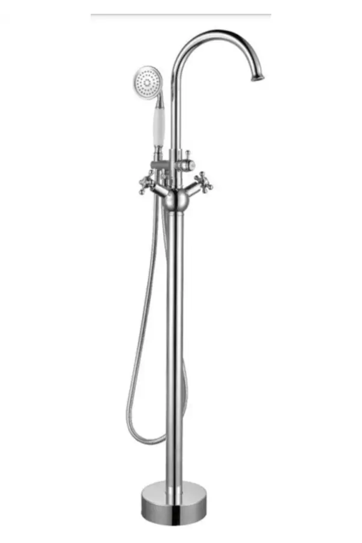 Krom Banyo Duş Küvet Bataryası Pirinç