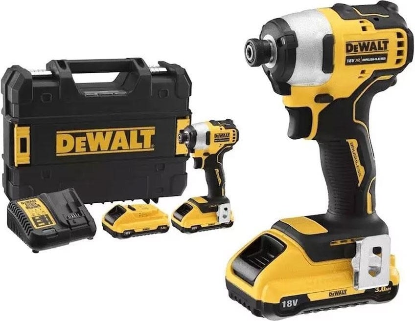DEWALT DCF809L2T Kömürsüz Darbeli Matkap 190 nm 18 Volt 3.0Ah