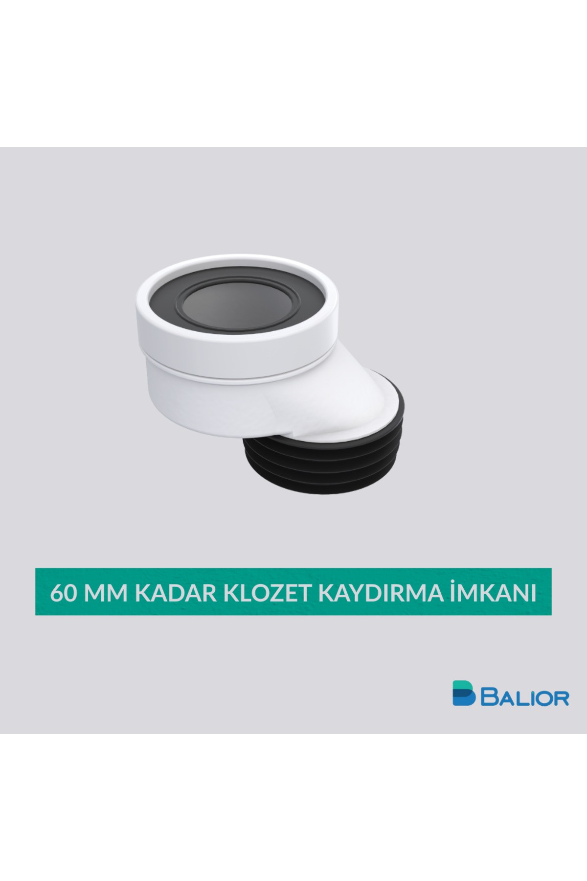 KLOZET KAYDIRMA APARATI 60 MM – GİDER YER DEĞİŞTİRME ÇÖZÜMÜ