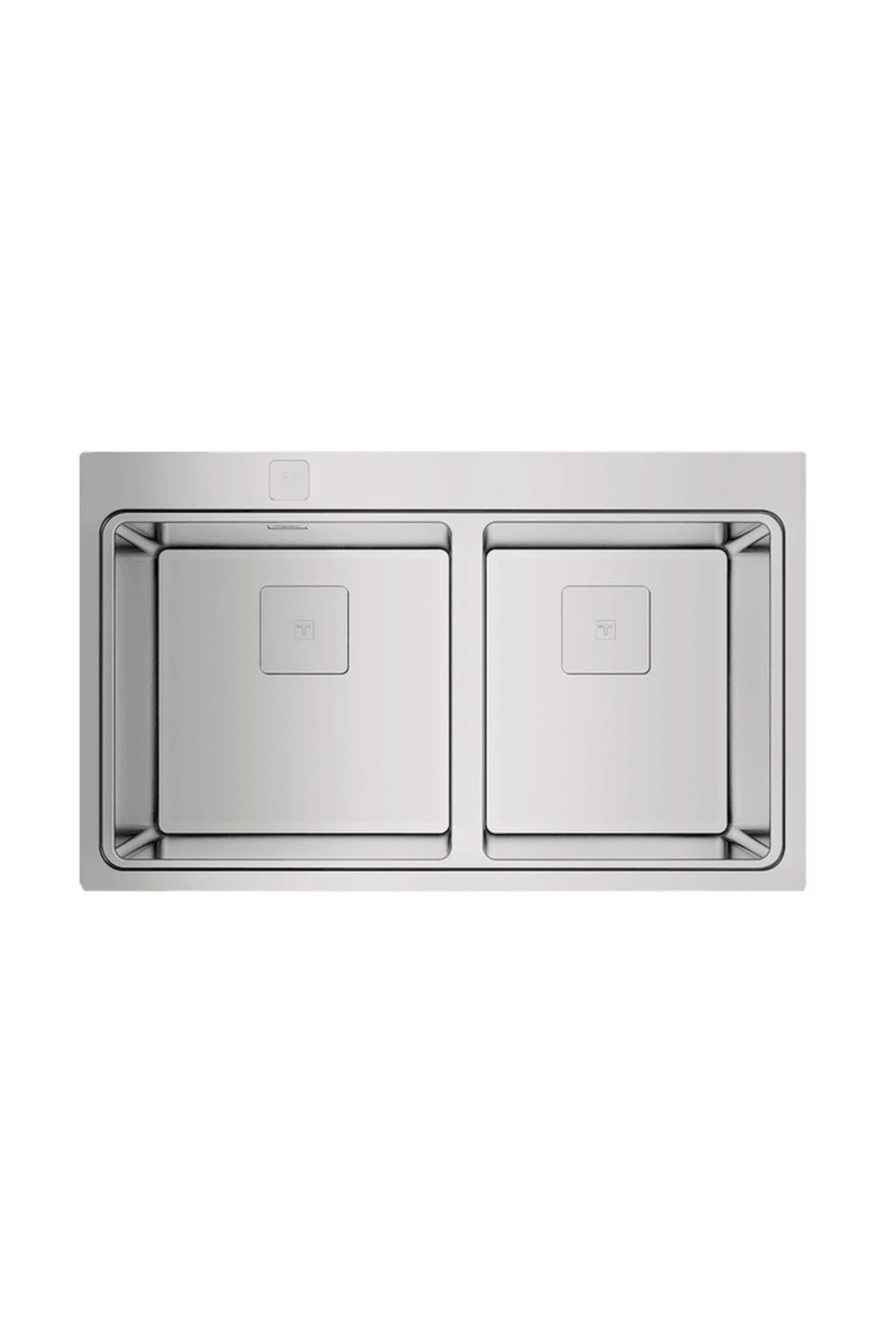 Zenit 2b 86 Tezgah Üstü Çift Gözlü Paslanmaz Çelik Mutfak Eviyesi