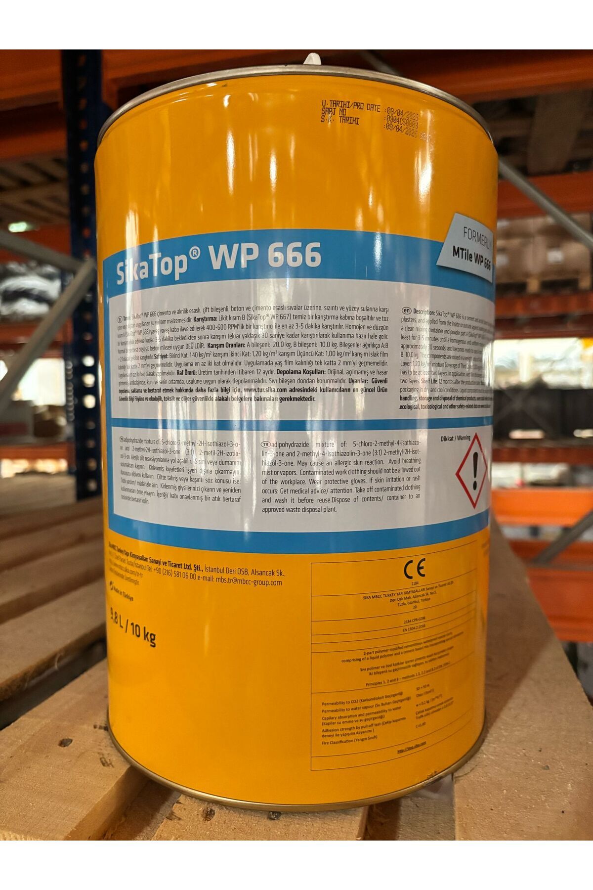 Top® WP 666 Tam Esnek Su Yalıtım Malzemesi