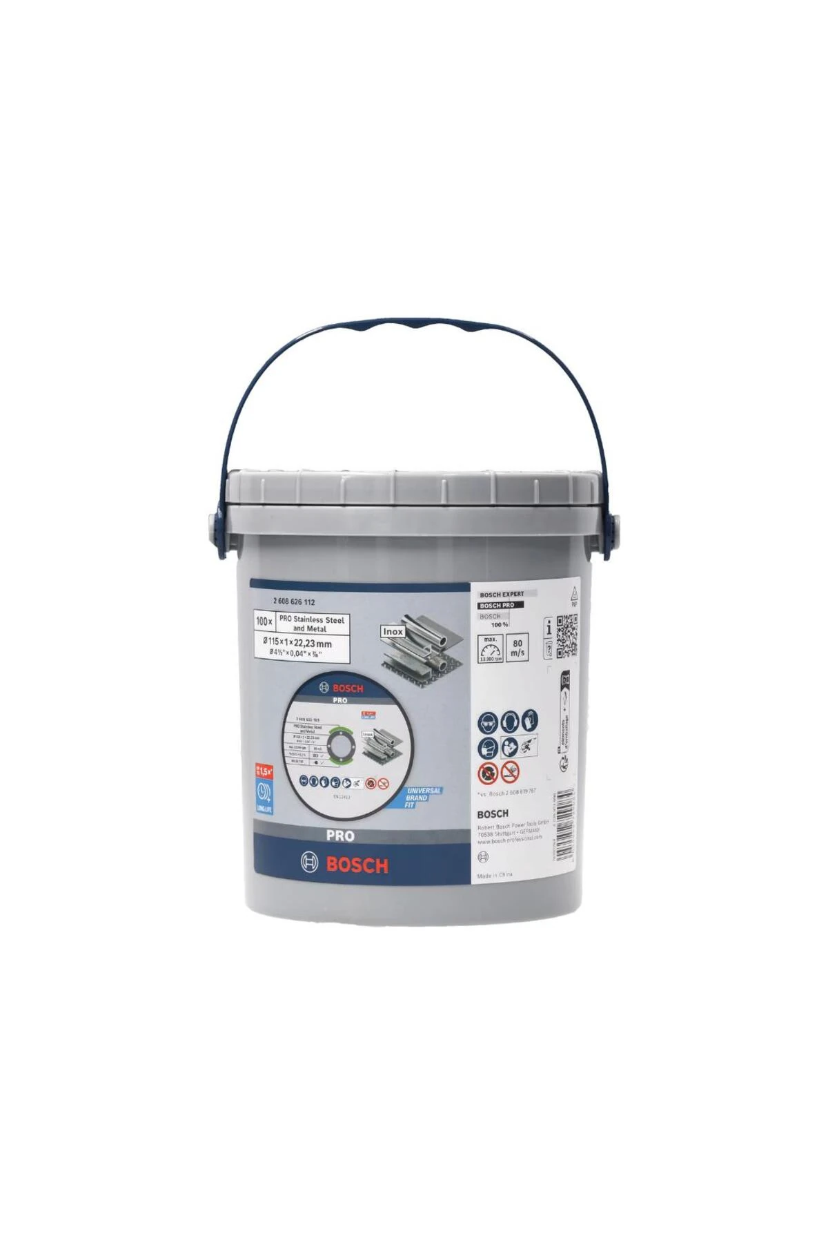 PRO StainlessSteel & Metal Kesme Disk 115mm, 100ad