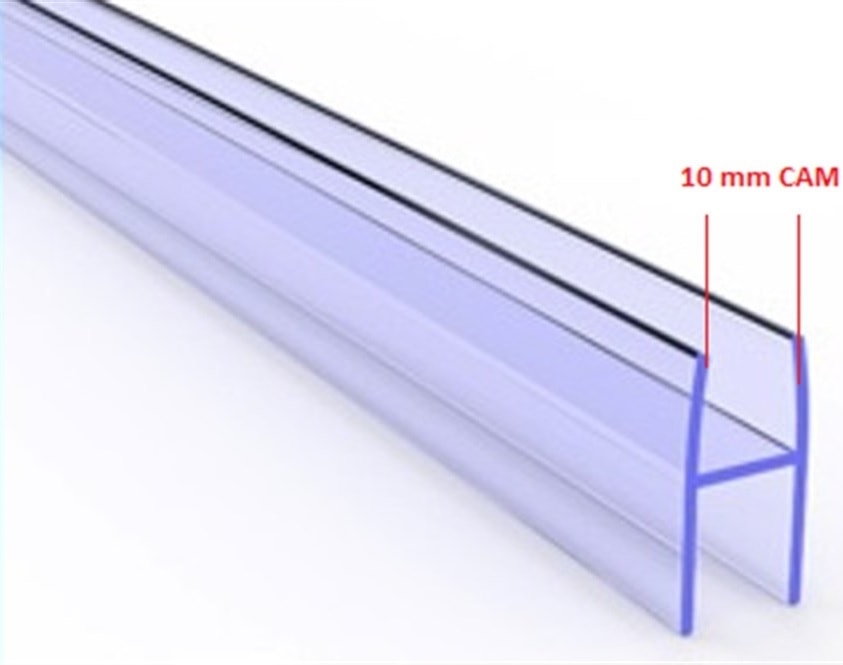Katlanır Cam Fıtılı Şeffaf 10 mm H (2,50 cm Boyunda 5'li Paket )