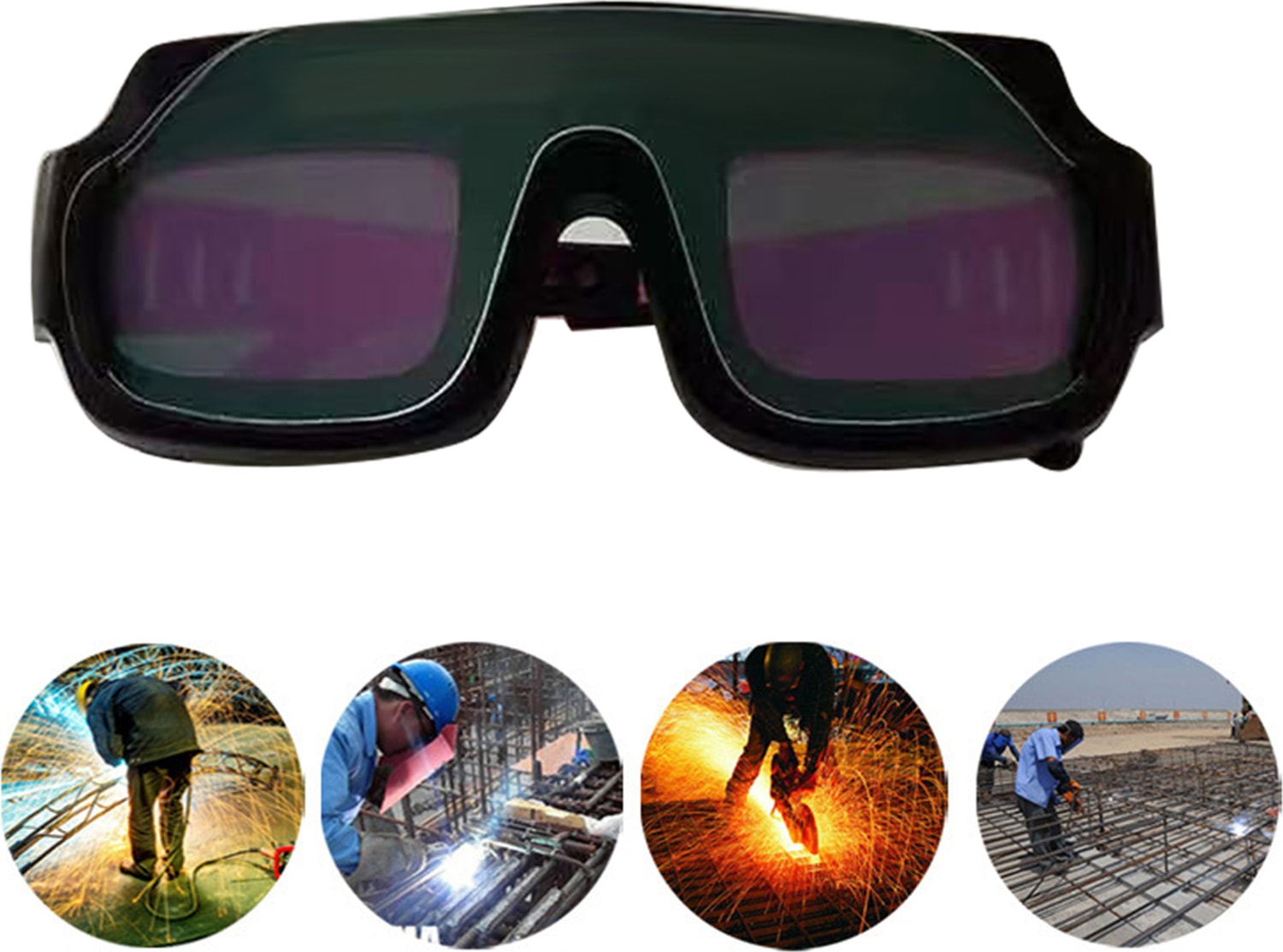 Güneş Enerjili Otomatik Kararan Kaynak Gözlüğü Maske (Yurt Dışından)