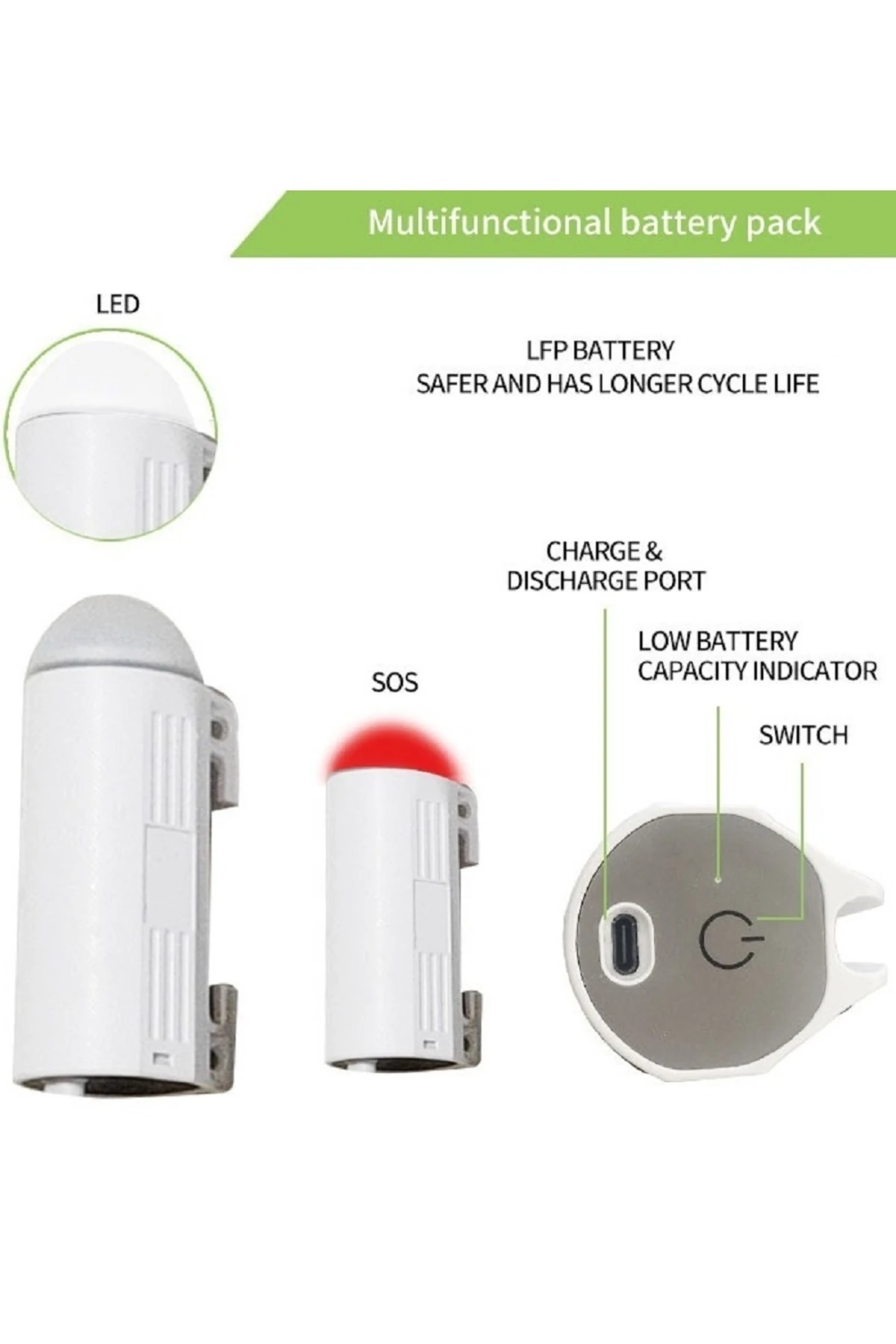 Portatif Kamp Duşu Kaliteli ve USB Şarjlı Damacanaya girebilen Araç Karavan her yerde