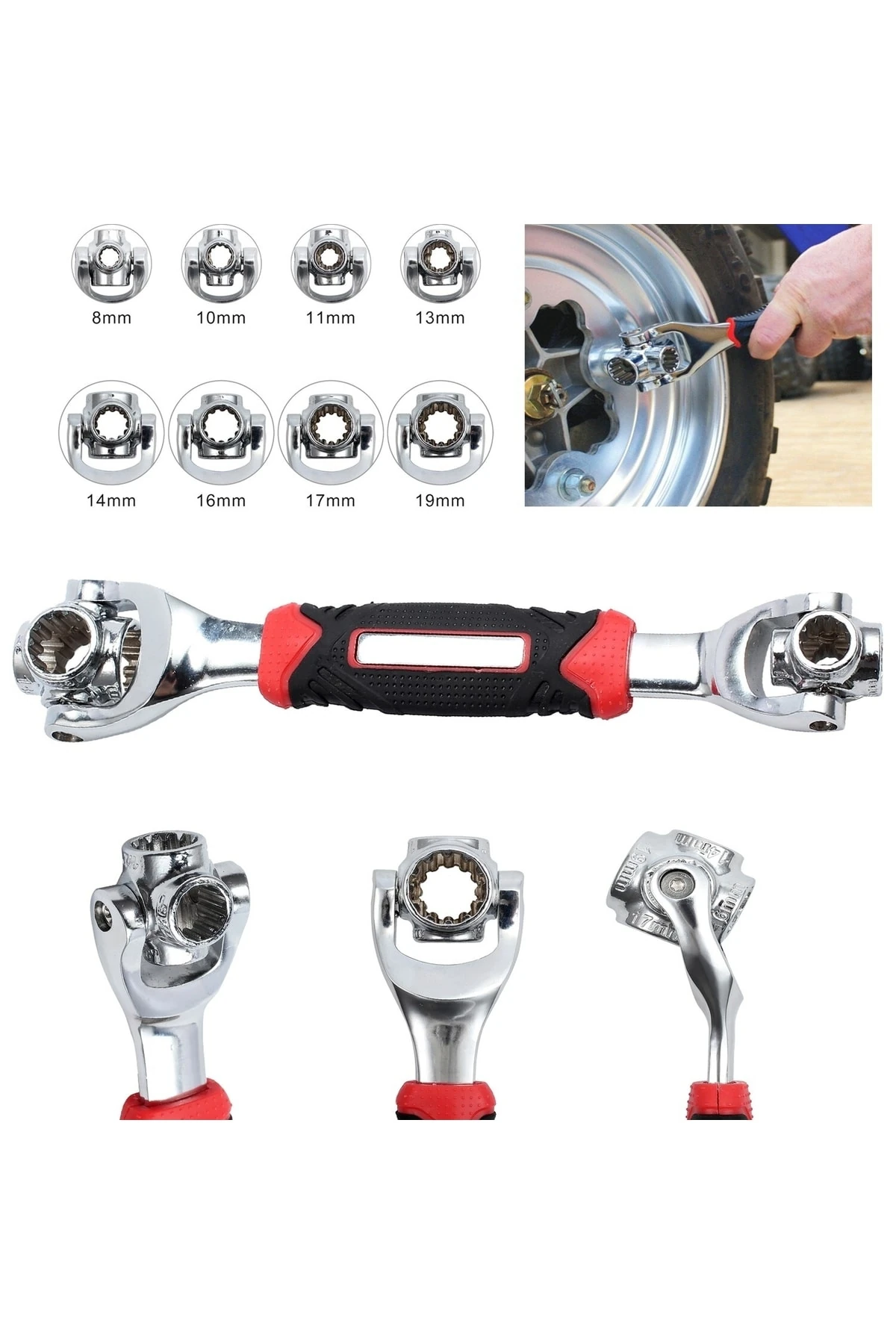 Makroyapı Çok Fonksiyonlu Akıllı Lokma Anahtar Lokma Uçlu Anahtar Ve Dekopaj Uç