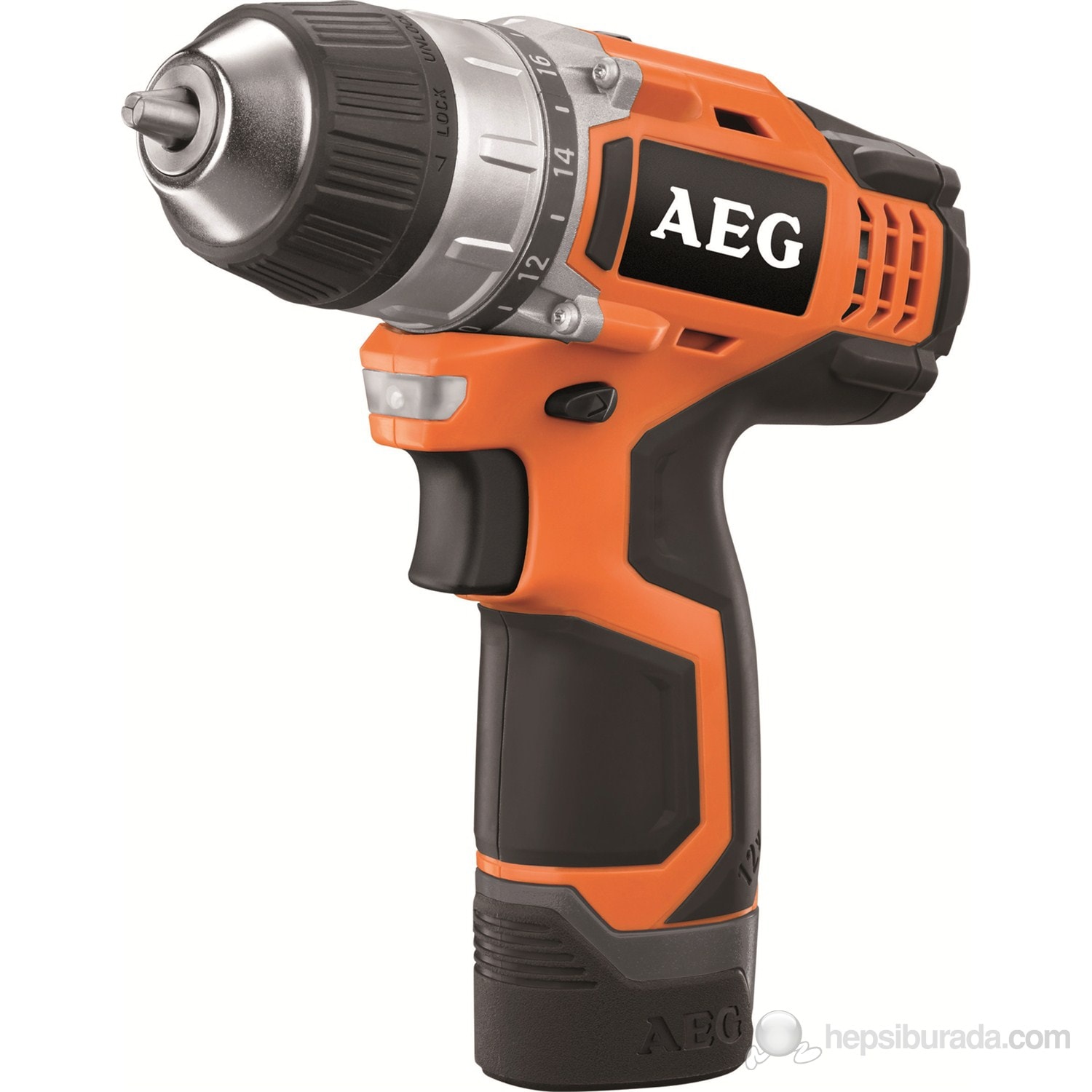 AEG  Bs 12 C Lı Çift Akulu Matkap Darbesiz