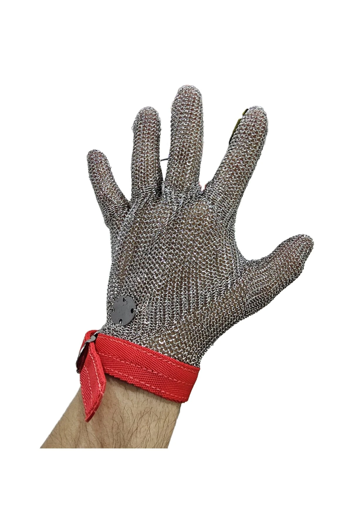 Çelik Örgü Kesilmez Kasap Eldiveni Medium Beden