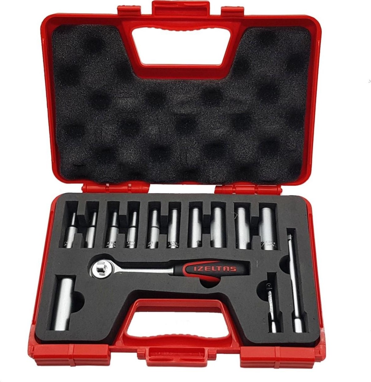 Izeltaş 14 Parça Derin Lokma Takımı 1/4\'\' Inç
