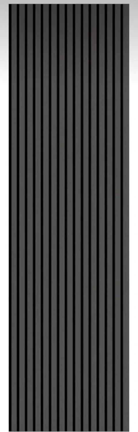100 x 275 Antrasitgri Akustik Panel / 4 mm Keçeli / 9 mm Çıta