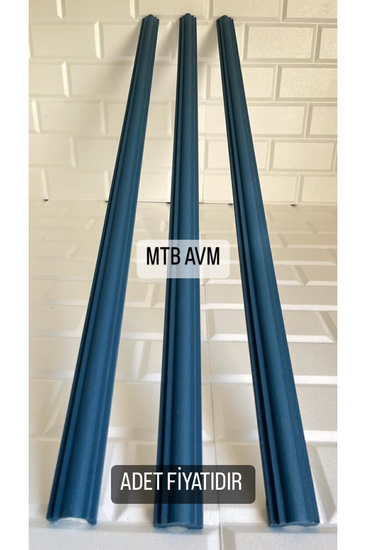 OZKUVVET Lacivert Mtb Avm Duvar Çıtası Kendinden Yapışkanlı Stropiyer 4cm 100 Cm Lacivert