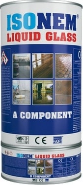 Isonem Liquid Glass Şeffaf Su Yalıtım Boyası - Yüksek Su ve Kimyasal Direnç, Balkon, Teras, Banyo ve Havuzlar için İdeal, 2 kg