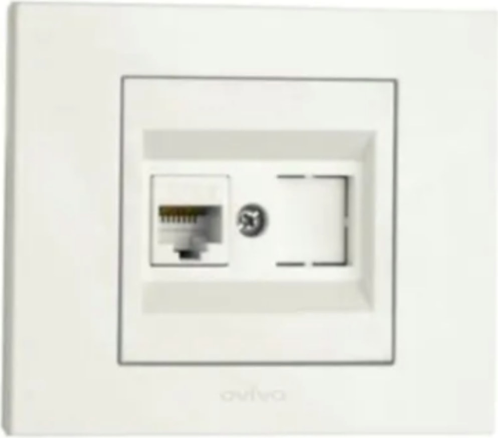 Beyaz Nümeris Tel. Prizi M+K