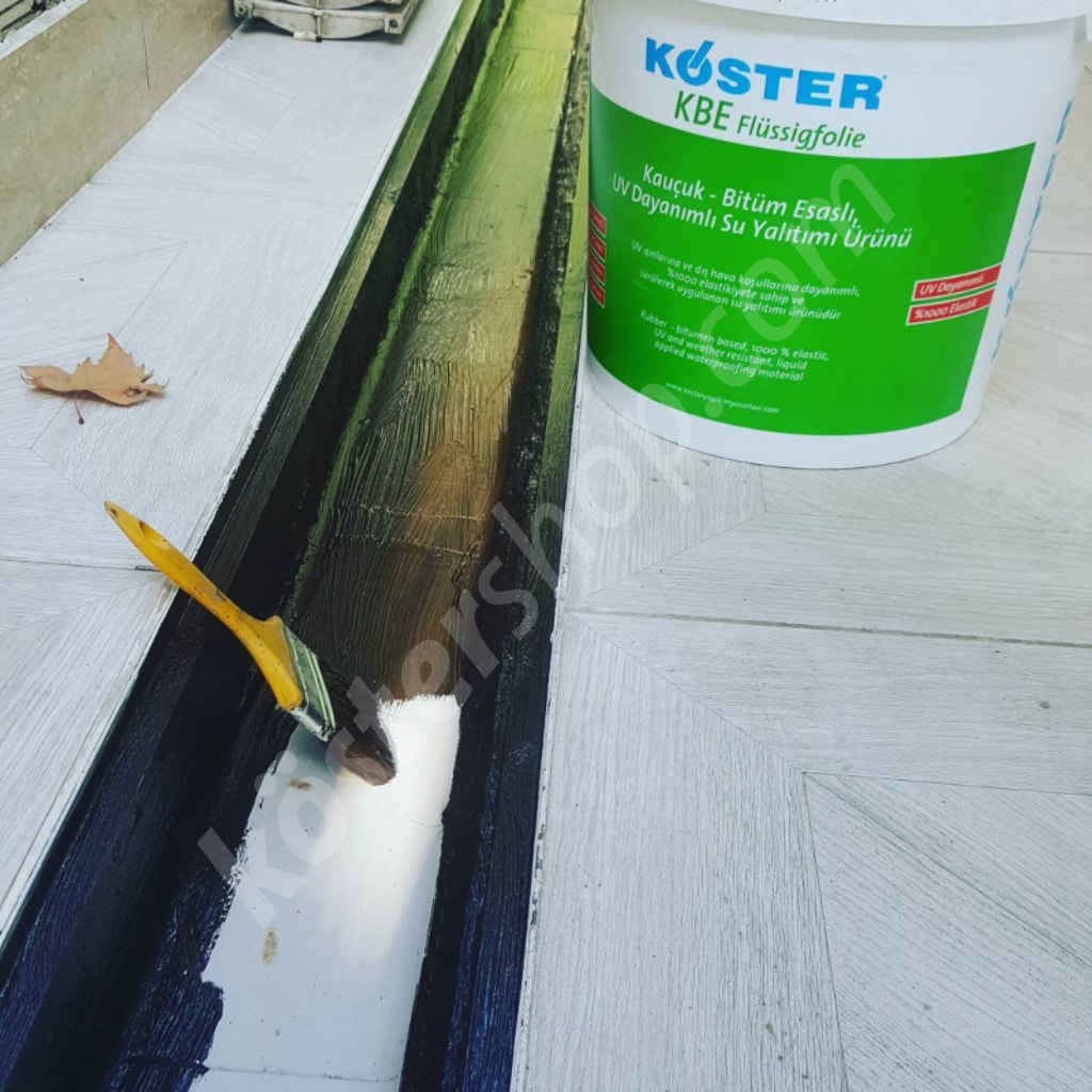 Kbe Flüssigfolie - 5 kg - Bitüm-Kauçuk Esaslı, Uv Dayanımlı Membran