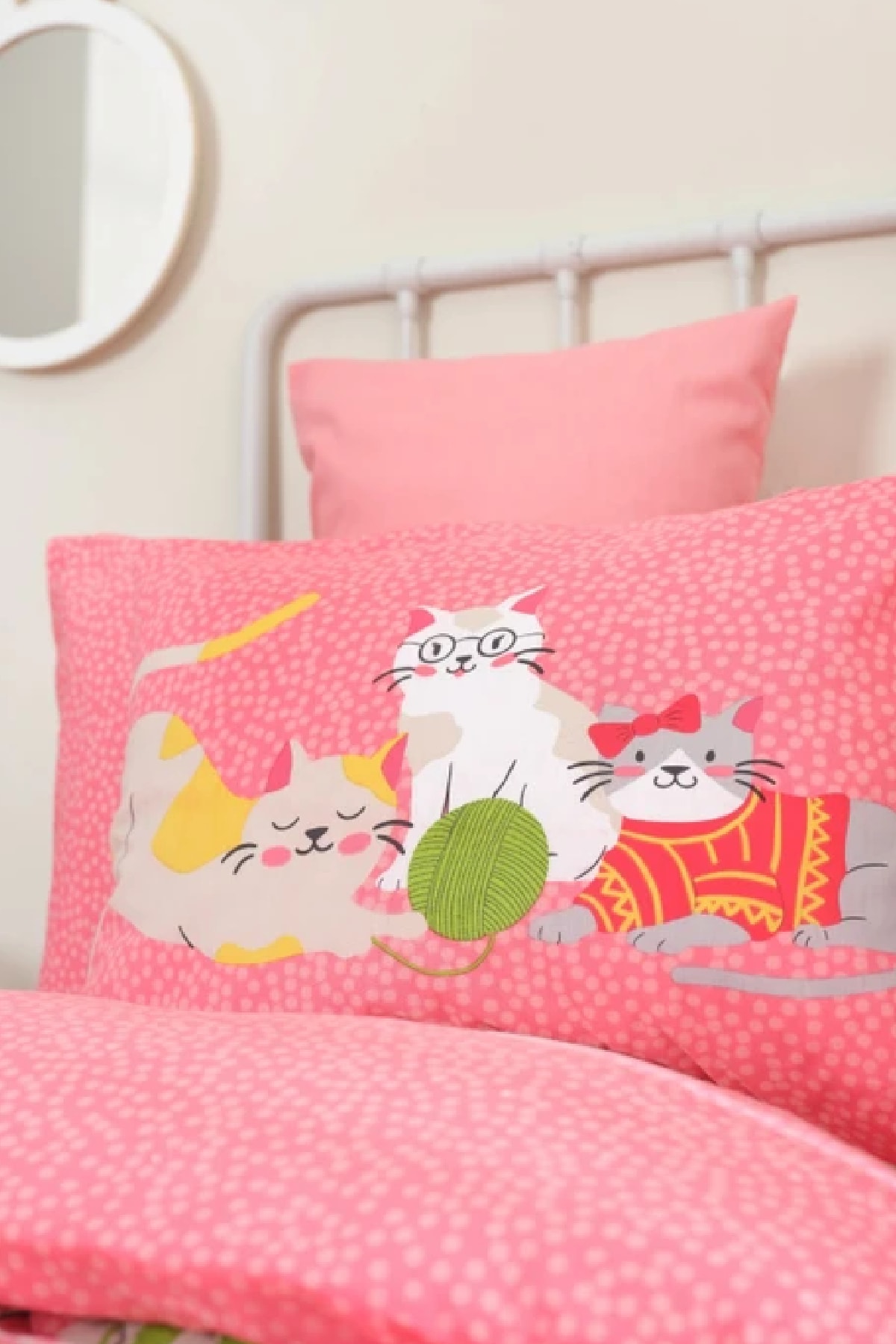 Cats %100 Pamuk Tek Kişilik Complete Takım