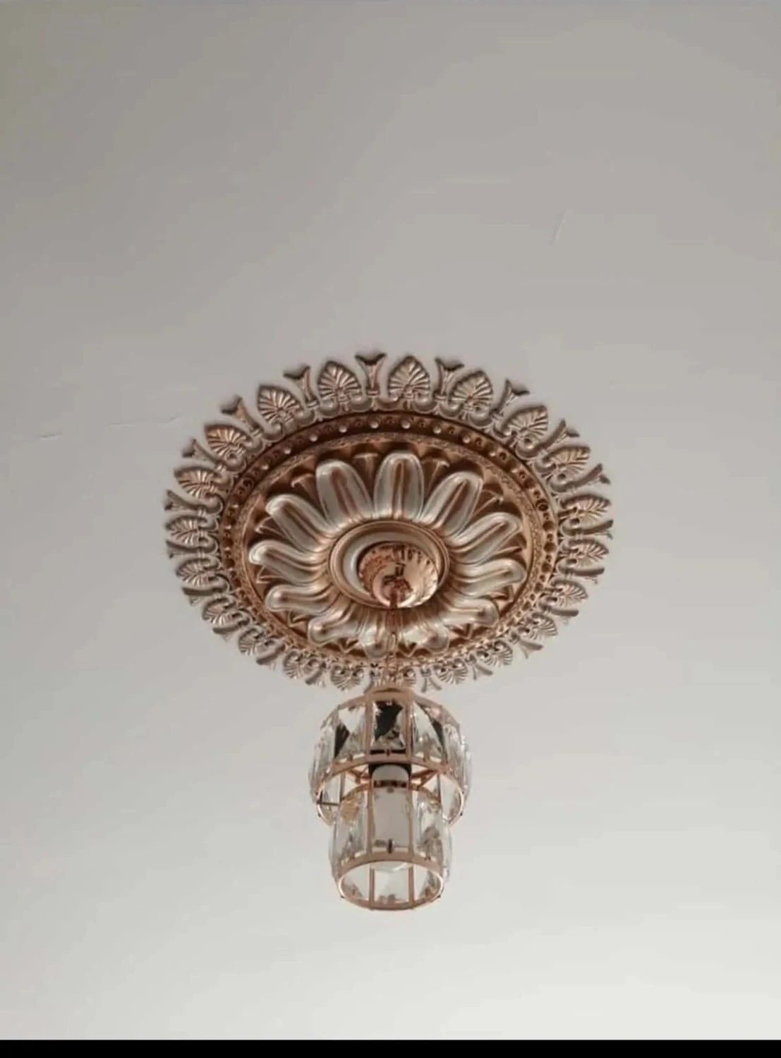 40X40 cm Oval Dekoratif Avize Göbeği