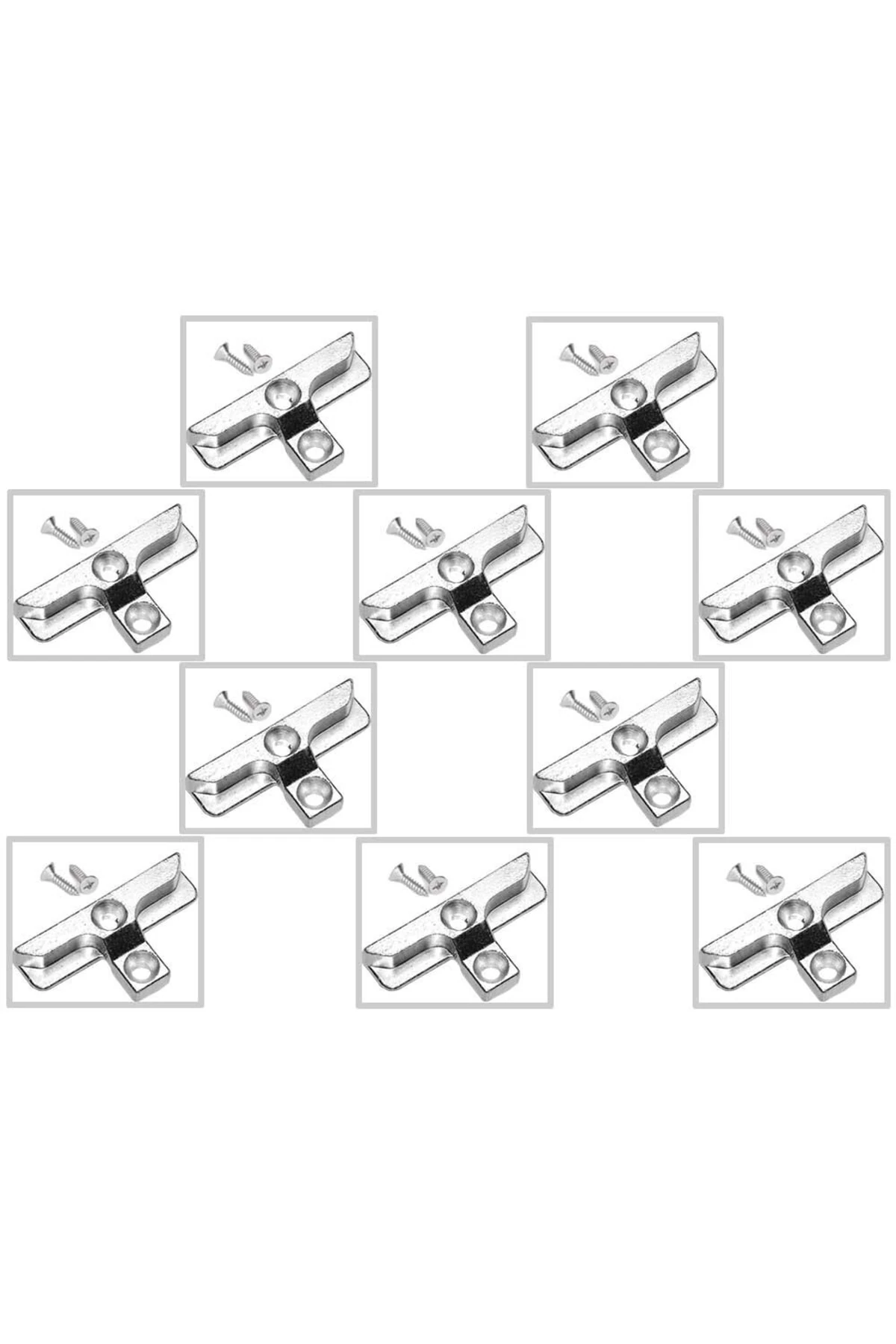 Pimapen Pencere Ispanyolet Karşılığı ''t'' Model (10 Adet) + Vidalar