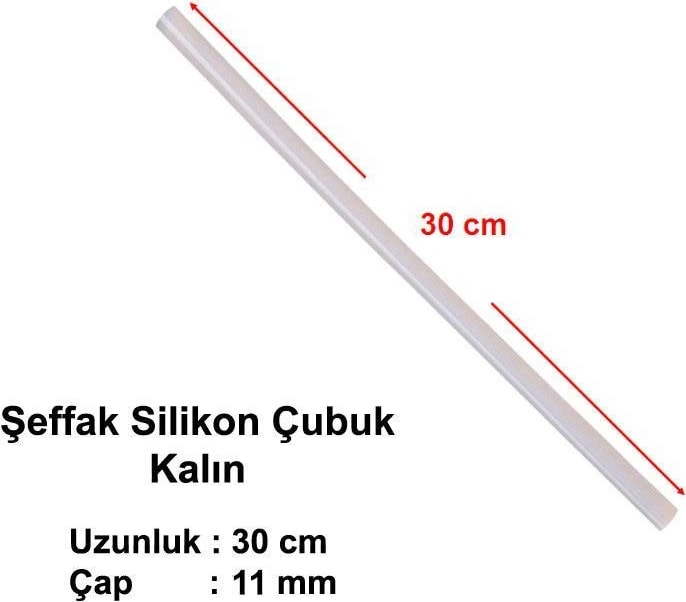 Sıcak Silikon Mum Kalın Boy 35'li li