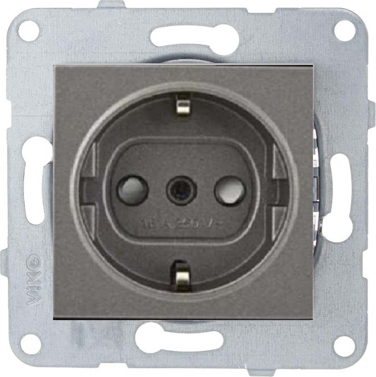 Artline Novella-Trenda Antrasit Çocuk Korumalı Topraklı Priz - Çerçevesiz