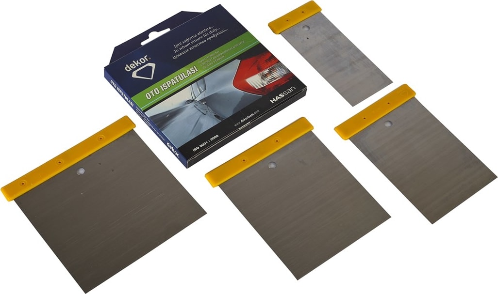DEKOR Oto Spatulası 4lü Set–Takım
