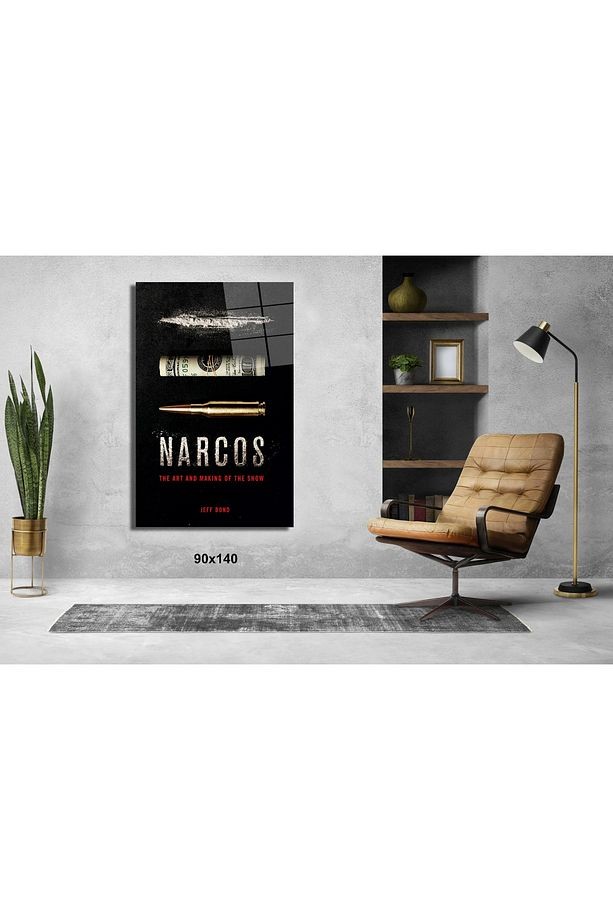Narcos Sinema Ve Ünlüler Cam Tablo #PCT0902
