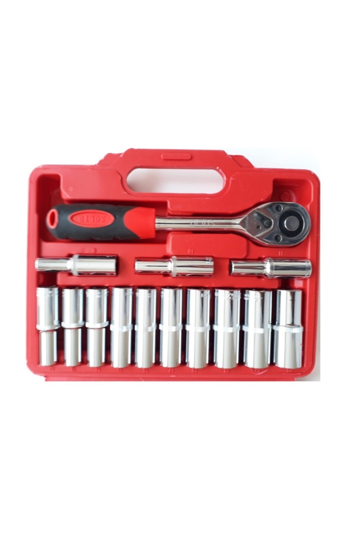 Lokma Takımı 14 Parça 1/2" 6 Köşe Derin Lokma Takımı