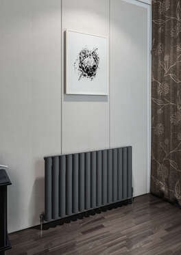 Birgi Yatay Alüminyum Radyatör 1045X600 Pütürlü Antrasit (7946)