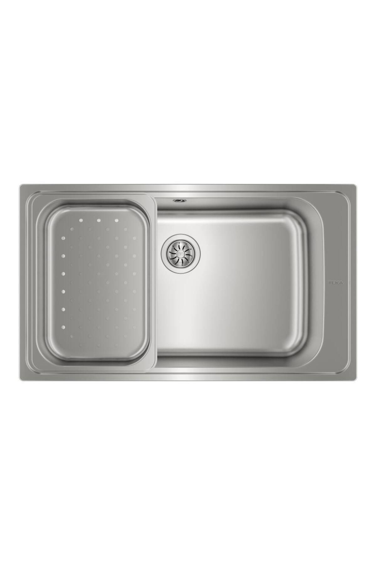 - Bahıa Plus 1b - Aksesuarlı Ankastre Eviye - Paslanmaz Çelik - 86 Cm - 12127001