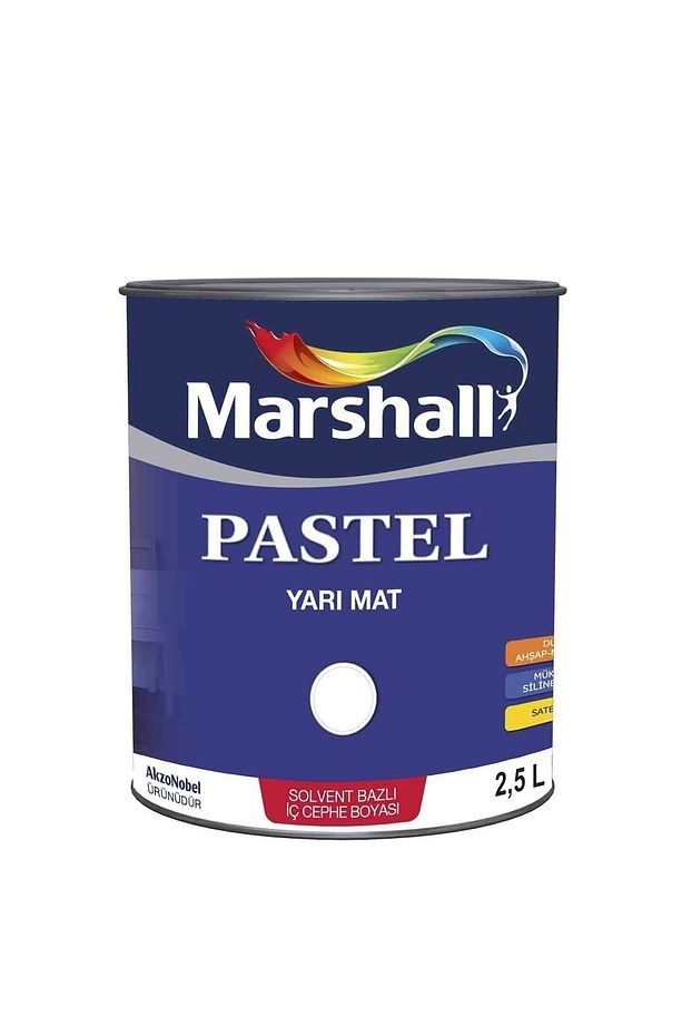 Pastel Yarı Mat Boyası Kozalak 2,5 Lt (3,5 LT)