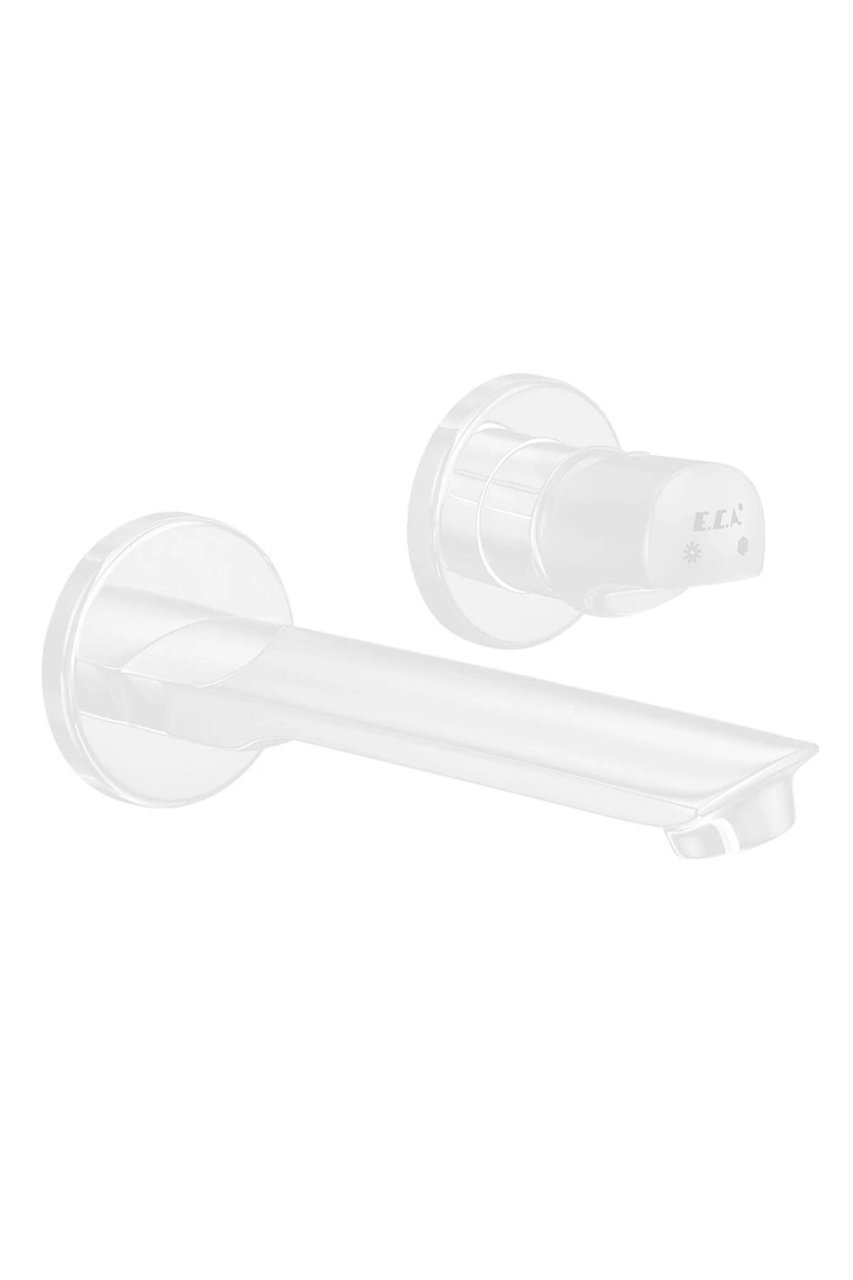 Myra Ankastre Lavabo Bataryası Sıva Üstü Mat Beyaz 102167603C4-YY