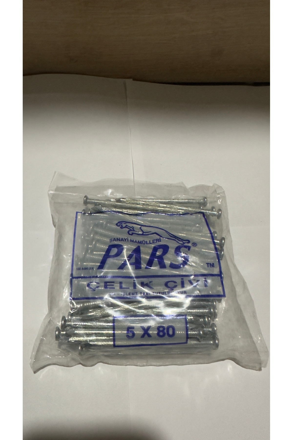 Beton Çivisi Çelik Çivi 5*80 Kanallı 8’lik (500 ADET) 5 Paket