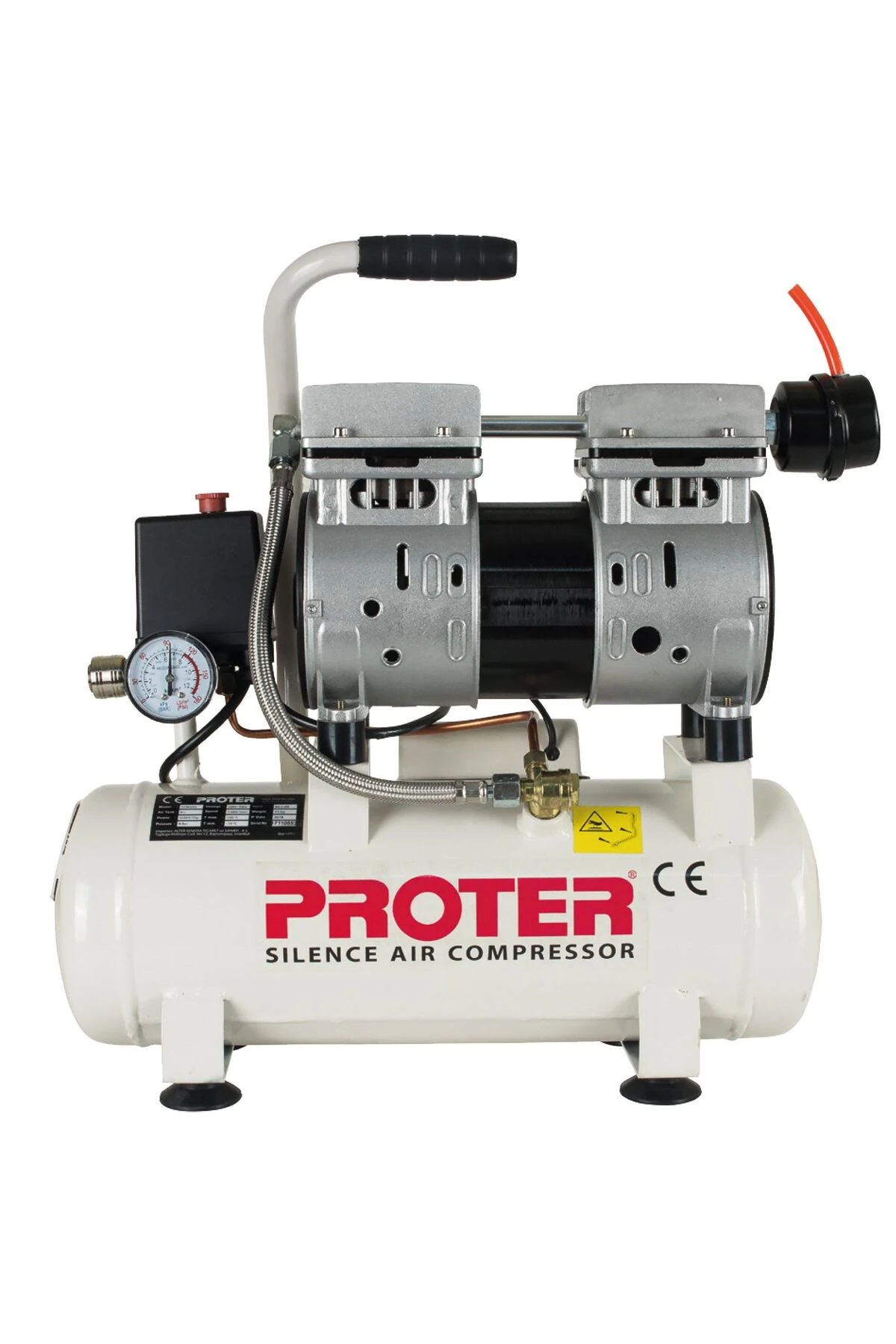 P1ko420 Kompresör Sessiz 9 Litre