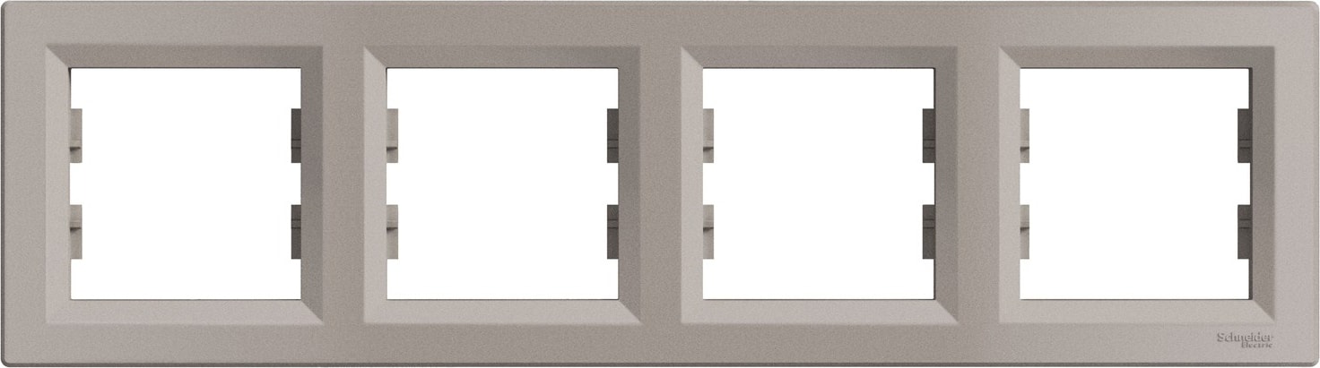 Asfora Plus Dörtlü Çerçeve Bronz