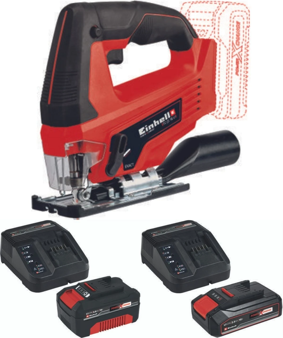 Tc-Js 18 2.5AH+4.0AH Akülü Dekupaj Testere