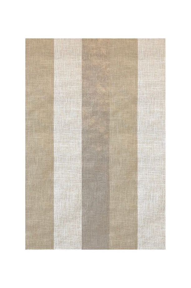 White Geniş Çizgili Spor Duvar Kağıdı(5m2)