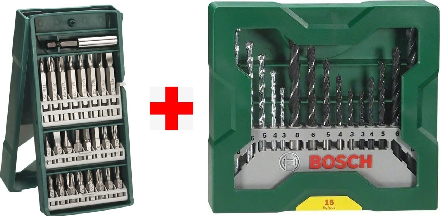 25 Parça Vidalama Tornavida Seti + 15 Parça Matkap Ucu Seti