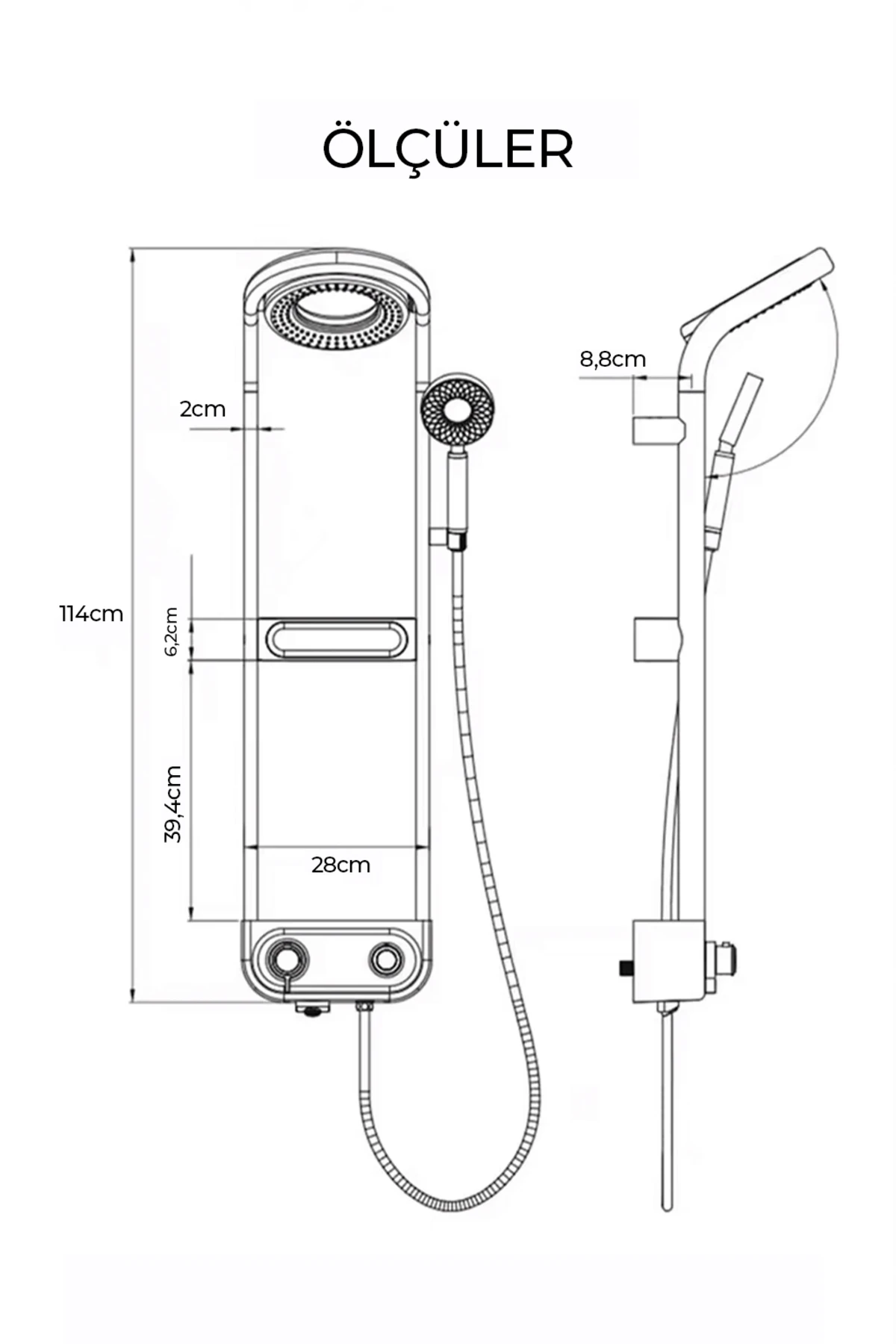 Luxury Akıllı Dijital Duş Sistemi