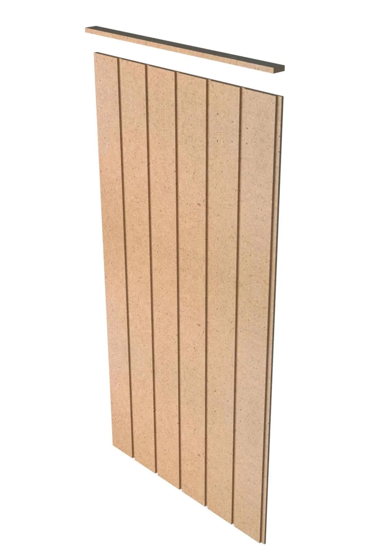Duvar Paneli 54 Cm Genişlik X 105 Cm Ham Mdf Duvar Paneli Panel 54
