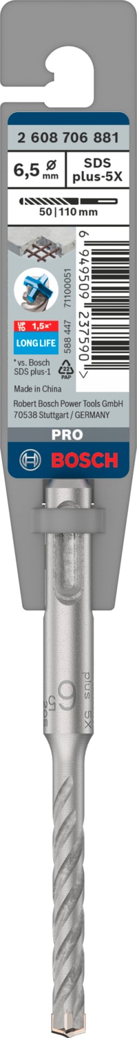 BOSCH Pro Sds-Plus-5x Kırıcı Delici Ucu 6,5*110 mm 1'li
