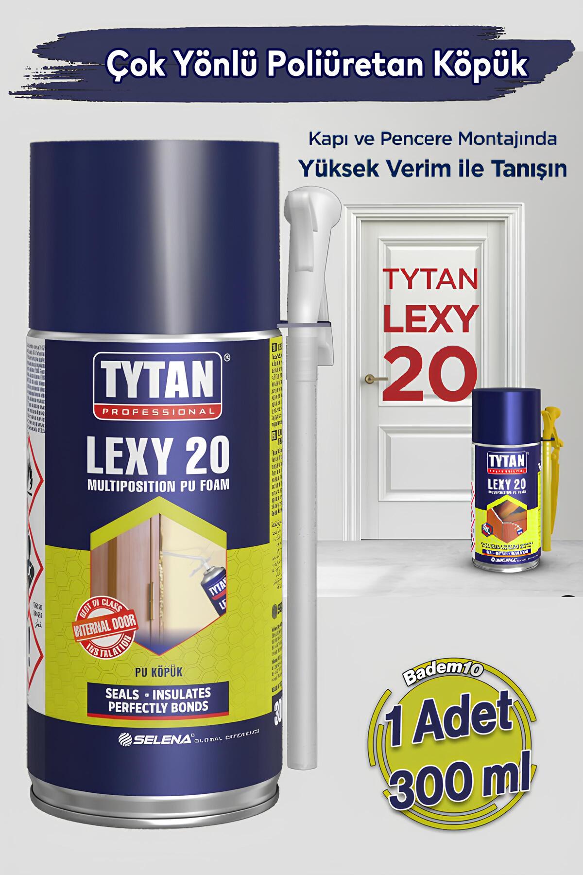 Lexy 20 Pipetli Poliüretan Pu Köpük Sprey Kapı Pencere Yalıtım Dolgu Doldurucu 300 ml