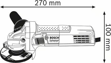 BOSCH Gws 750 S Devirli Avuç Taşlama Makinası 750W