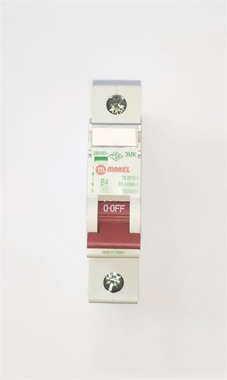 3ka B Tip 4 Amper Sigorta 27009001