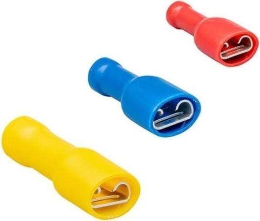 Gwest GFFD-2638 1.50-2.50MM2 200 Adet Tam Izoleli Dişi Faston Tip Kablo Ucu