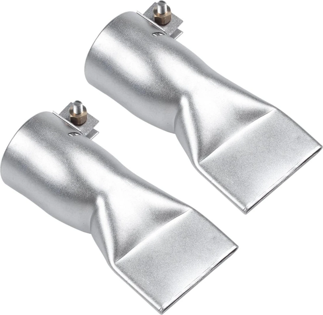 Nxfdsıoz 2x 40MM Düz Geniş Ağızlı Boru Şeklindeki Meme Plastik Kaynak Tabancası/sıcak Hava Isı/plastik Kaynakçı Ağız Için (Yurt Dışından)